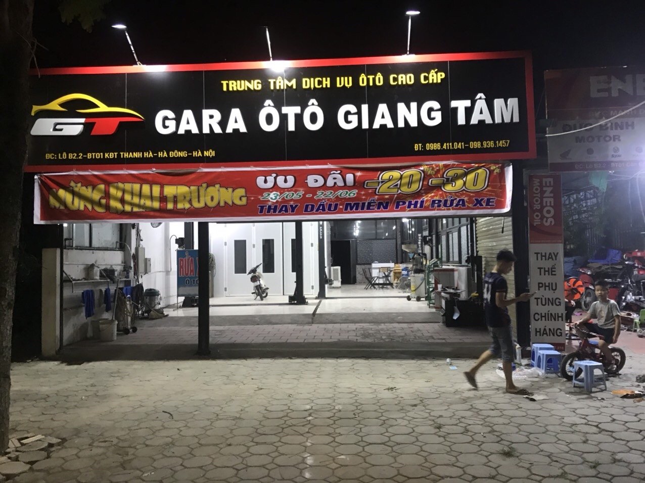 Xưởng sửa chữa Gara Giang Tâm